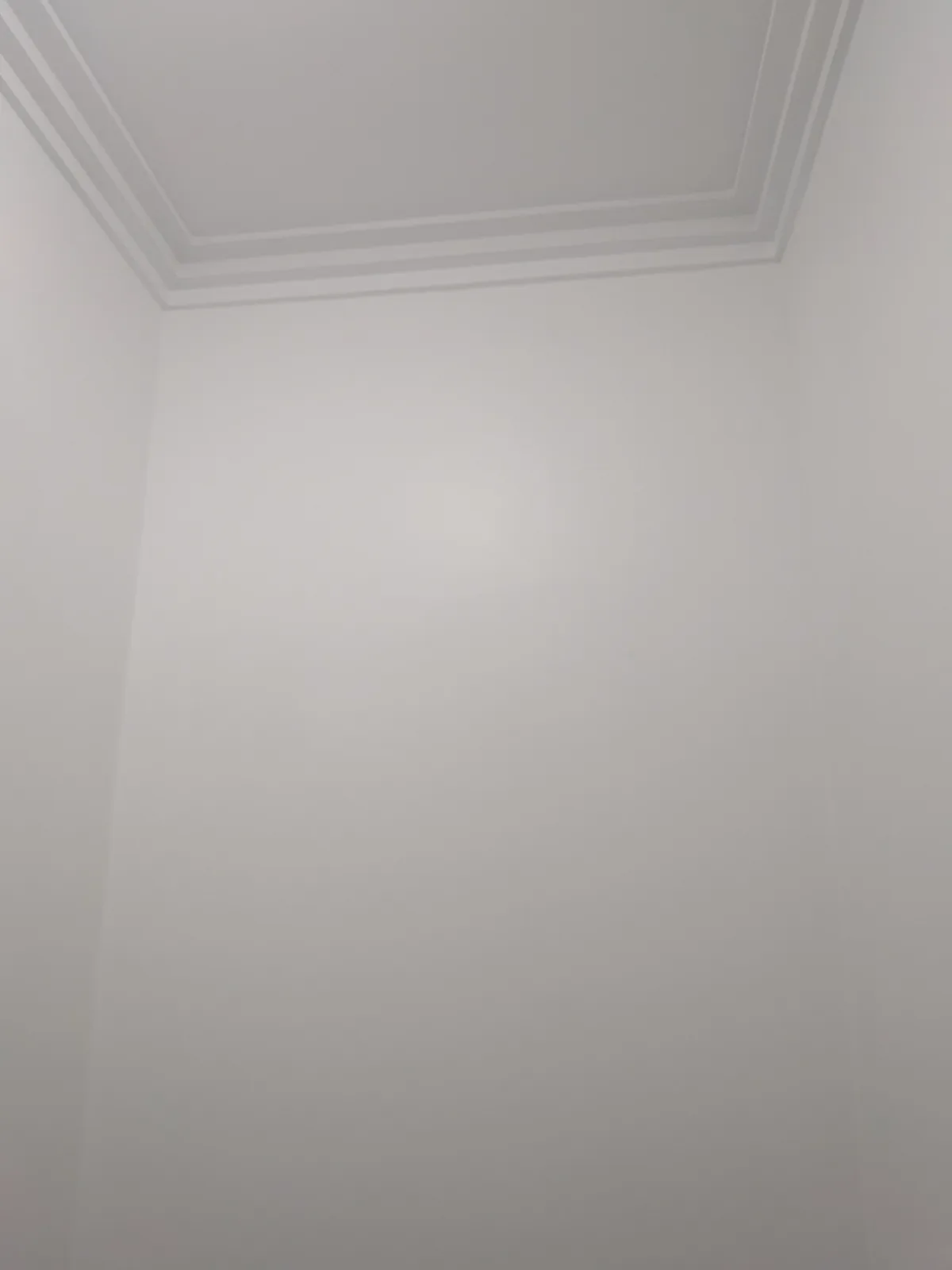 Repaired ceiling corner